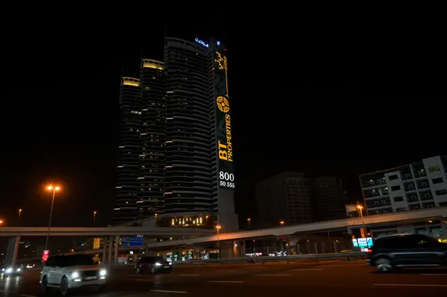 Wall Banners, outdoor advertising in Dubai